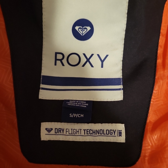 Roxy Jetty Block Dry Flight Technology Ski Snowboard Coat Jacket sz S - Picture 6 of 9